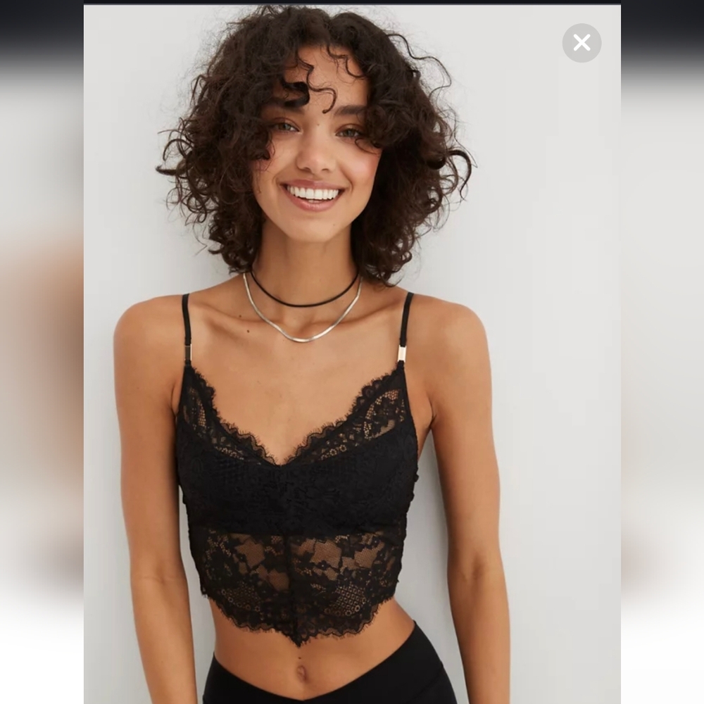 Aerie Black Lace Bralette